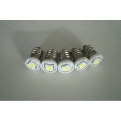 5 ampoules à visser à led (E10) tableau de bord