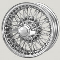 PACK jantes à rayons MWS CHROME pour TRIUMPH SPITFIRE / HERALD / VITESSE / GT6