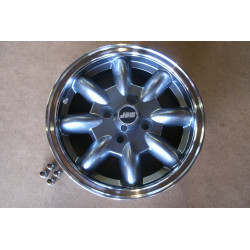 jante minilite couleur grise et bord poli 13" spitfire tous modèles