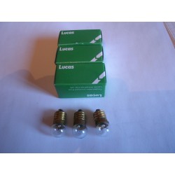 Lot de 3 ampoules à visser tableau de bord (2.2 volts)