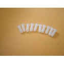 kit de 10 plastiques pour fixation "lettre ou badge"